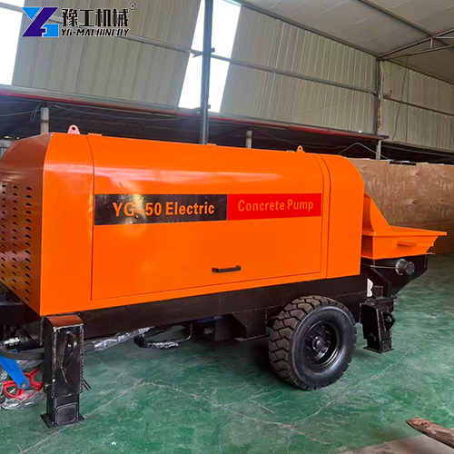 electric concrete pump trailer for sale
