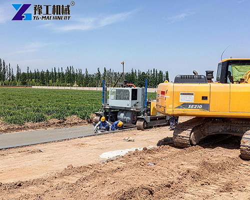 concrete curb extruder application