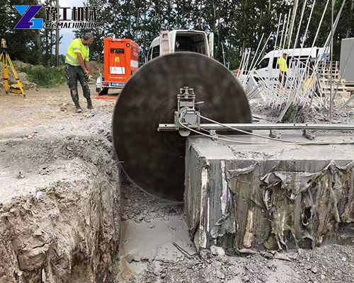 hydraulic wall saw application