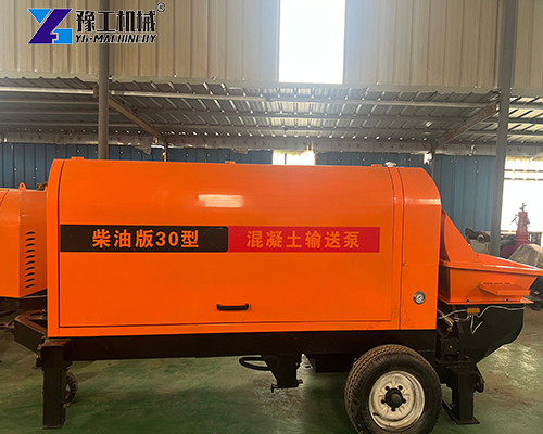 mobile concrete pump trailer