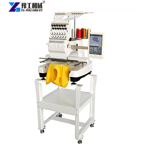 single head computerized industrial embroidery machine