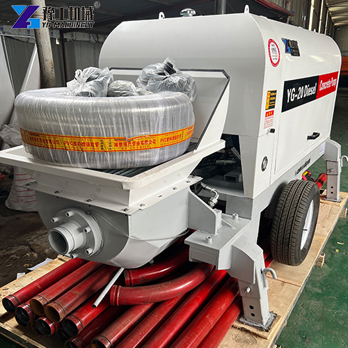 small concrete pump machine