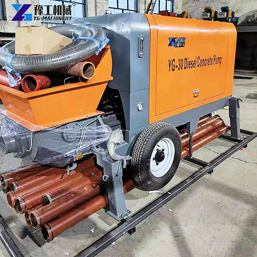 small portable concrete pump