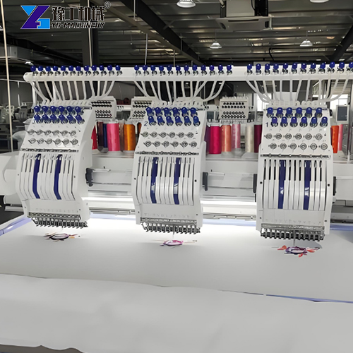 three head industrial embroidery machine for sale