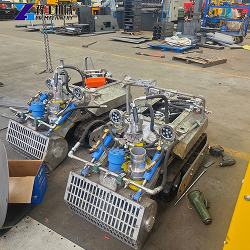 crawler dredging robot