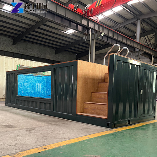 heavy-duty outdoor pool container