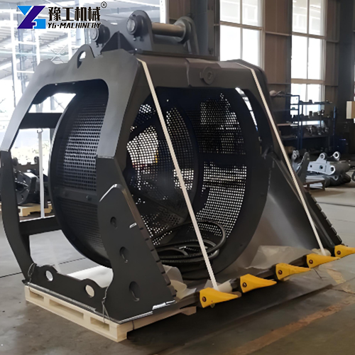 hydraulic screening bucket