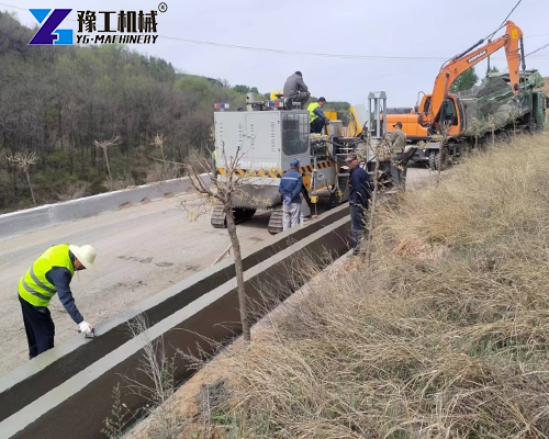kerb laying machine application