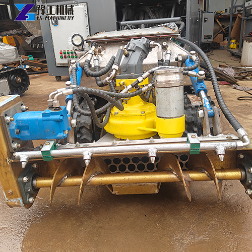 powerful crawler dredging robot