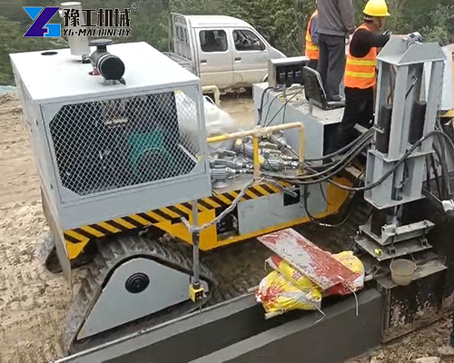 road kerb machine