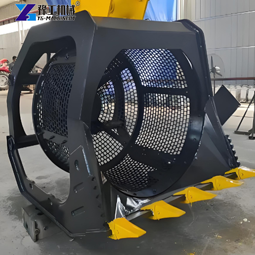 rotary screening bucket