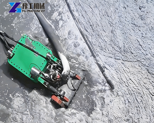 sludge dredging robot for river