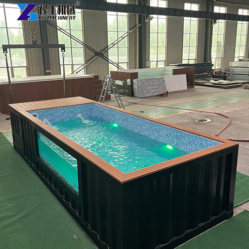 sparkling prefab container pool