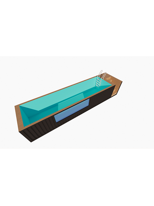 30ft prefab container pool