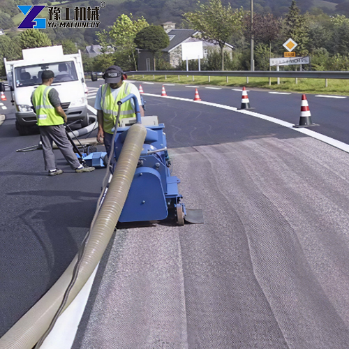 concrete floor bead blaster for road renovation