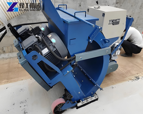 concrete floor shot blasting machine