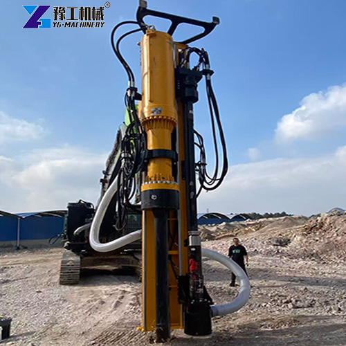 excavator mounted rock drill and splitter