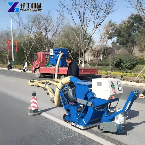 floor blasting machine application
