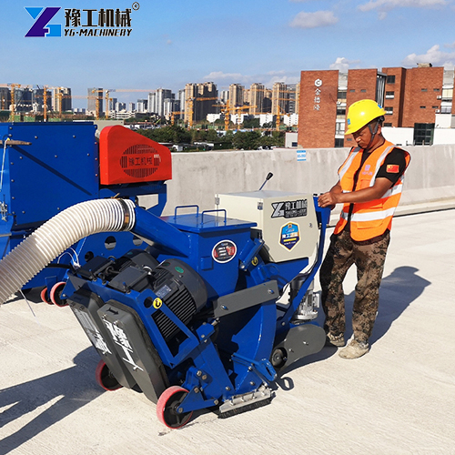 floor shot blasting machine application