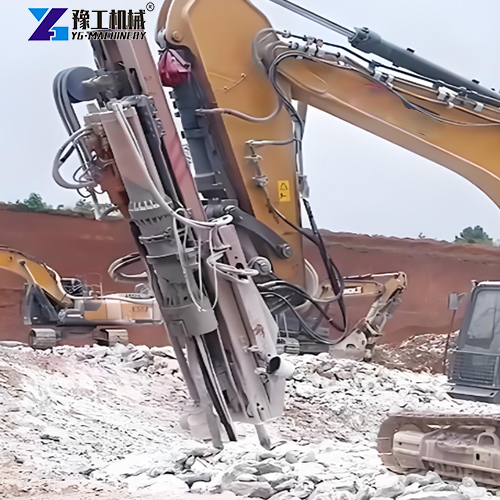 heavy-duty hydraulic rock drill and splitter