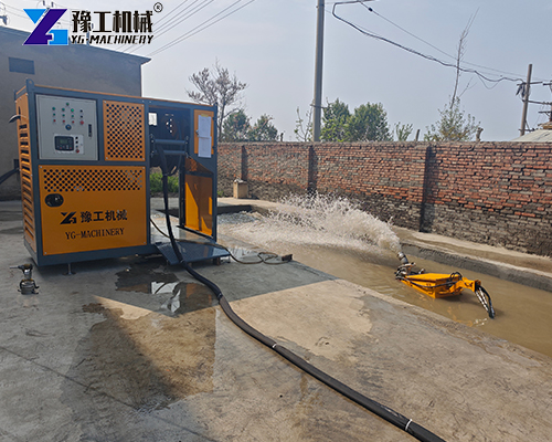 intelligent dredging robot in testing