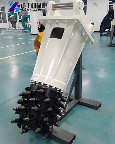 longitudinal type drum cutter machine