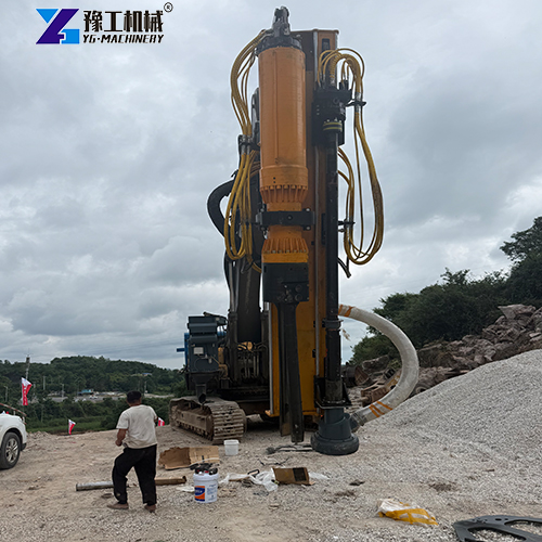 rock drilling and splitting machine application