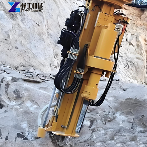 stable integrated rock drill and splitter