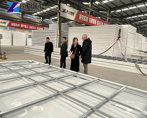 fold out tiny house in factory