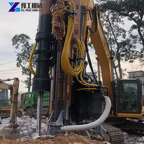 heavy-duty excavator rock drill and splitter
