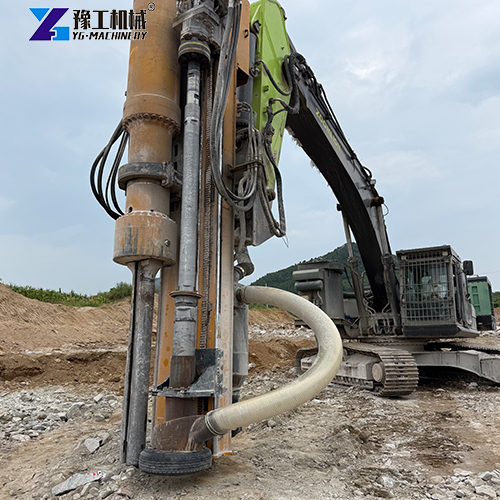 hydraulic excavator rock drill and splitter