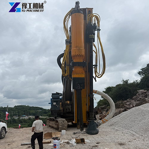 integrated drill splitter for excavator application